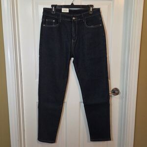 Men's Dark Rinse Fleece Lined Jeans Size 32 X 28 NWT